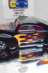 LOOSE HOT WHEELS BLACK w/FLAMES & REDLINES TAIL DRAGGER