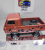 LOOSE HOT WHEELS BROWN 60'S FORD ECONOLINE PICKUP w/REAL RIDERS