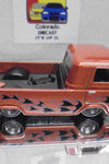 LOOSE HOT WHEELS BROWN 60'S FORD ECONOLINE PICKUP w/REAL RIDERS