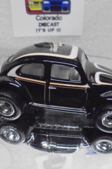 LOOSE HOT WHEELS BLACK VOLKSWAGEN BUG w/GOODYEAR RR'S