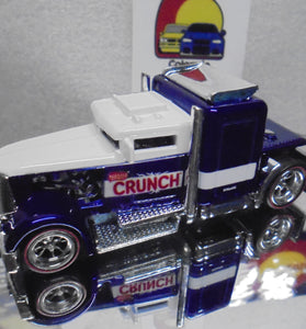LOOSE HOT WHEELS BLUE NESTLE'S CRUNCH CONVOY CUSTOM w/RR'S