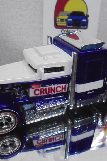 LOOSE HOT WHEELS BLUE NESTLE'S CRUNCH CONVOY CUSTOM w/RR'S