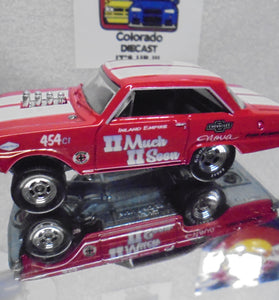 LOOSE HOT WHEELS RED II MUCH II SOON '63 CHEVY NOVA w/RR'S
