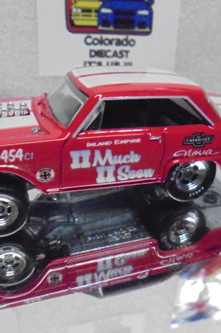 LOOSE HOT WHEELS RED II MUCH II SOON '63 CHEVY NOVA w/RR'S
