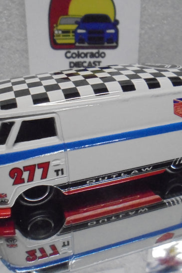 LOOSE HOT WHEELS WHITE URBAN OUTLAW VOLKSWAGEN T1 PANEL BUS w/RR'S