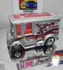 LOOSE HOT WHEELS SILVER HARLEY QUINN BREAD BOX w/RR'S