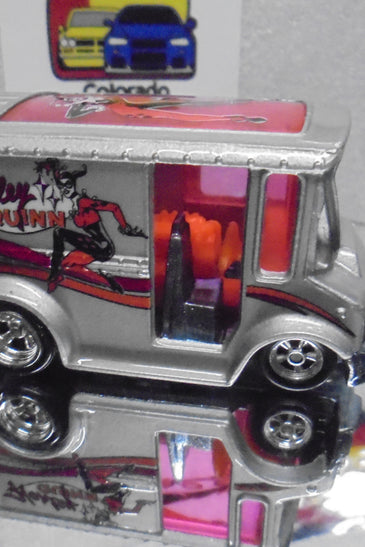 LOOSE HOT WHEELS SILVER HARLEY QUINN BREAD BOX w/RR'S
