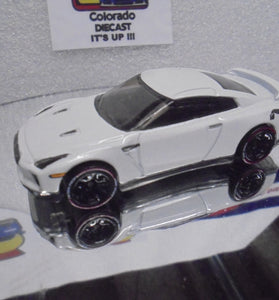LOOSE HOT WHEELS WHITE '17 NISSAN GT-R (R35) ID CAR