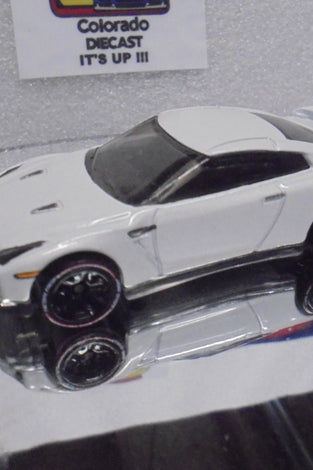 LOOSE HOT WHEELS WHITE '17 NISSAN GT-R (R35) ID CAR
