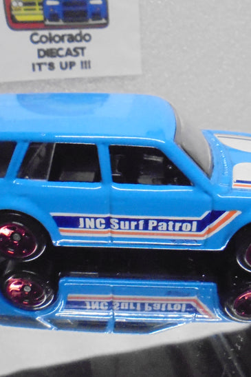 LOOSE HOT WHEELS BLUE '71 DATSUN 510 WAGON