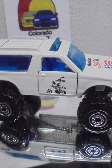 LOOSE HOT WHEELS WHITE WORLD CUP USA '94 CHEVY BLAZER 4X4
