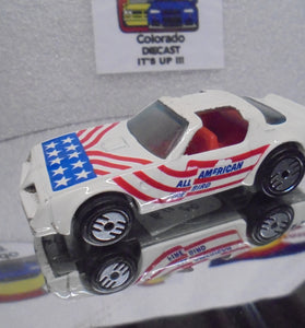 LOOSE HOT WHEELS WHITE HOT BIRD w/ULTRA HOTS LIGHT WEAR