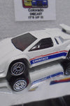 LOOSE HOT WHEELS WHITE LAMBORGHINI COUNTACH w/ULTRA HOTS