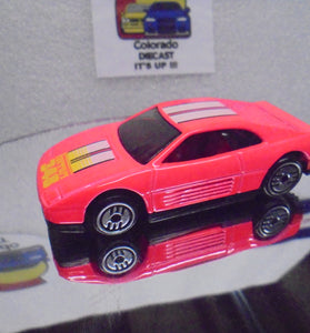 LOOSE HOT WHEELS PINK FERRARI 348 w/ULTRA HOTS
