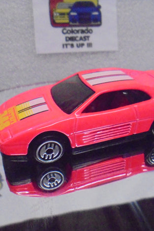 LOOSE HOT WHEELS PINK FERRARI 348 w/ULTRA HOTS