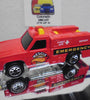 LOOSE HOT WHEELS RED RESCUE RANGER TRUCK w/7 SPOKE WHEELS