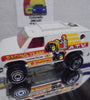 LOOSE HOT WHEELS WHITE A.T.V. RACING TEAM VAN w/CT WHEELS