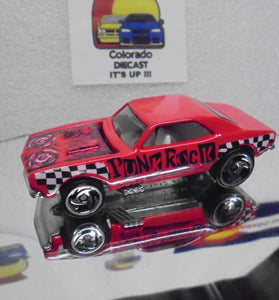 LOOSE HOT WHEELS RED PUNK ROCK '67 CHEVY CAMARO