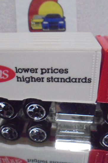 LOOSE HOT WHEELS RED/WHITE RALPH'S HIWAY HAULER