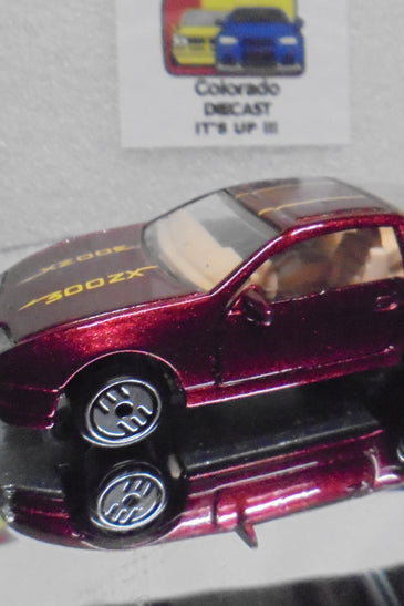 LOOSE HOT WHEELS RED NISSAN 300ZX w/ULTRA HOTS