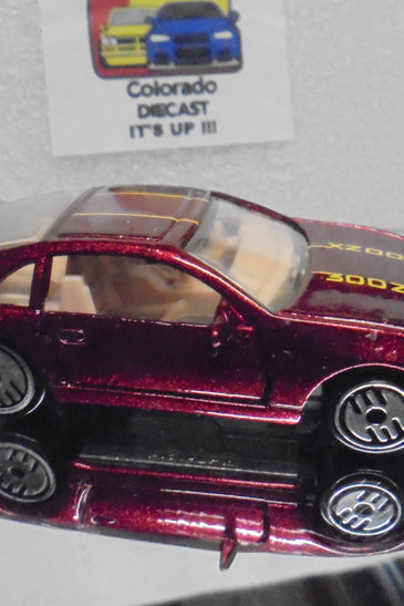 LOOSE HOT WHEELS RED NISSAN 300ZX w/ULTRA HOTS