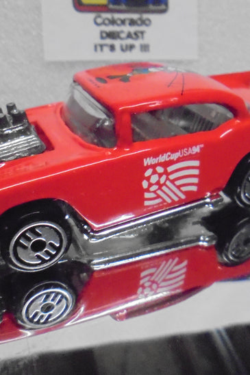 LOOSE HOT WHEELS RED OLYMPICS '57 CHEVY BEL AIR w/ULTRA HOTS