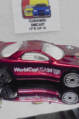 LOOSE HOT WHEELS RED OLYMPICS CHEVY CAMARO w/ULTRA HOTS