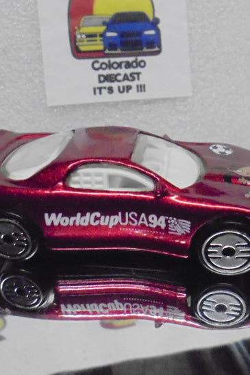 LOOSE HOT WHEELS RED OLYMPICS CHEVY CAMARO w/ULTRA HOTS