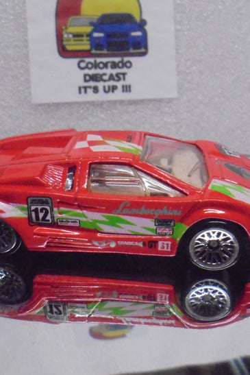 LOOSE HOT WHEELS RED LAMBORGHINI COUNTACH