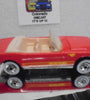 LOOSE HOT WHEELS RED '65 MUSTANG CONVERTIBLE w/WHITEWALLS
