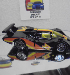 LOOSE HOT WHEELS BLACK SOL AIRE CX-4 PURPLE STRIPES