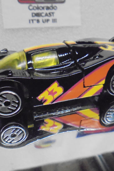 LOOSE HOT WHEELS BLACK SOL AIRE CX-4 PURPLE STRIPES