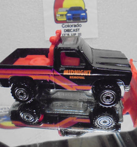 LOOSE HOT WHEELS BLACK MIDNIGHT REMOVAL CHEVY PLOW TRUCK