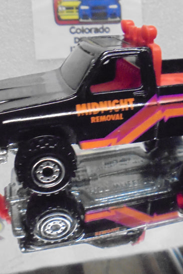 LOOSE HOT WHEELS BLACK MIDNIGHT REMOVAL CHEVY PLOW TRUCK