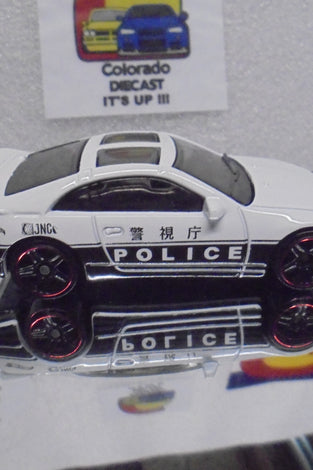 LOOSE HOT WHEELS WHITE NISSAN 300ZX TT POLICE