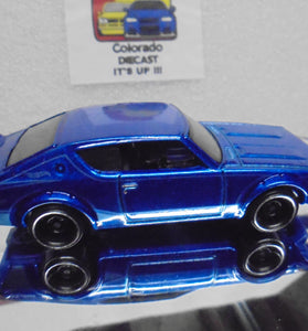 LOOSE HOT WHEELS  BLUE NISSAN SKYLINE H/T 2000GT-R