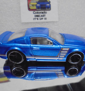LOOSE HOT WHEELS BLUE '07 FORD MUSTANG