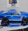 LOOSE HOT WHEELS BLUE '07 FORD MUSTANG