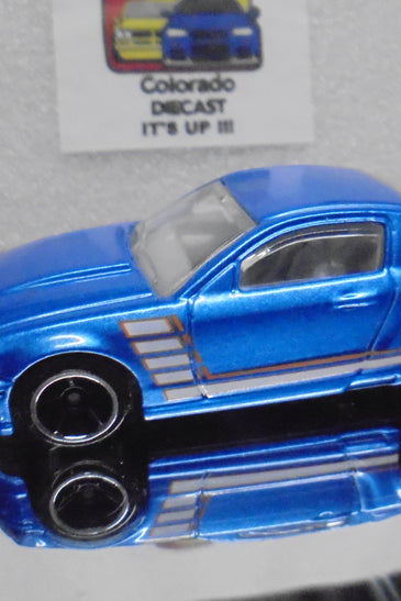LOOSE HOT WHEELS BLUE '07 FORD MUSTANG