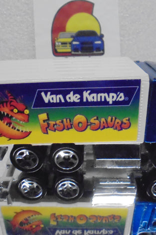 LOOSE HOT WHEELS BLUE VAN DE KAMPS HIWAY HAULER