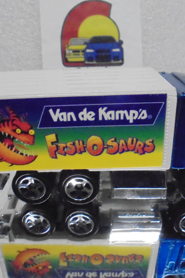 LOOSE HOT WHEELS BLUE VAN DE KAMPS HIWAY HAULER