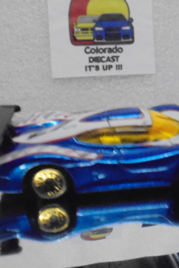 LOOSE HOT WHEELS BLUE PORSCHE 911 GTI-98