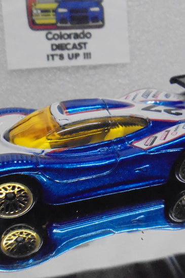 LOOSE HOT WHEELS BLUE PORSCHE 911 GTI-98