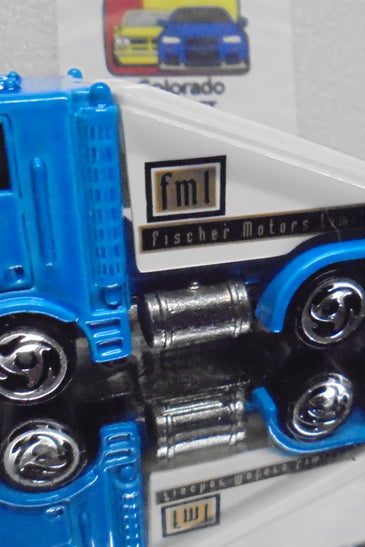 LOOSE HOT WHEELS BLUE FISCHER MOTORS LIMITED RAMP TRUCK