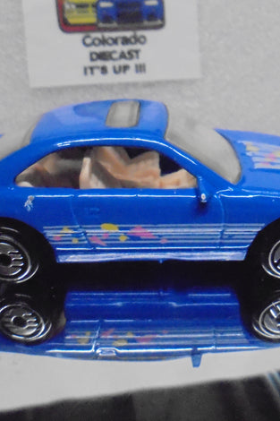 LOOSE HOT WHEELS BLUE BMW w/ULTRA HOTS