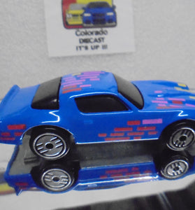 LOOSE HOT WHEELS BLUE CAMARO Z-28 w/ULTRA HOTS