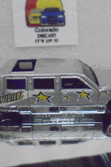 LOOSE HOT WHEELS SILVER HOLLYWEIRD LOWRIDER LIMOZEEN