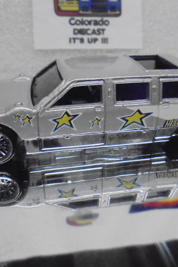 LOOSE HOT WHEELS SILVER HOLLYWEIRD LOWRIDER LIMOZEEN