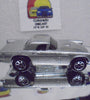 LOOSE HOT WHEELS SILVER '57 THUNDERBIRD w/7 SPOKE WHEELS