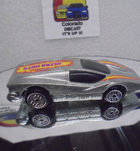 LOOSE HOT WHEELS SILVER SILVER BULLET w/ULTRA HOTS